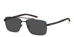 Tommy Hilfiger Logo Rectangle Sunglasses in Black – Product Photo 2