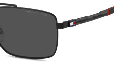 Tommy Hilfiger Logo Rectangle Sunglasses in Black – Product Photo 4