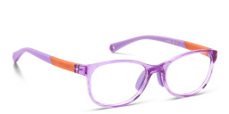 Shop Polaroid Kids Logo Kids Rectangle Eyeglasses in Purple online.