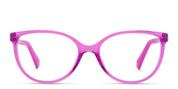 Shop Polaroid Kids Logo Kids Cat-Eye Eyeglasses in Purple online.