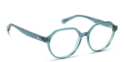 Shop Polaroid Kids Logo Kids Round Eyeglasses in Green online.