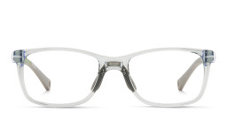 Shop Polaroid Kids Logo Kids Rectangle Eyeglasses in Grey online.