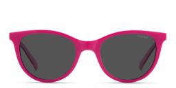 Shop Polaroid Kids Logo Kids Cat-Eye Eyeglasses in Pink online.