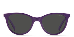 Shop Polaroid Kids Logo Kids Cat-Eye Eyeglasses in Purple online.