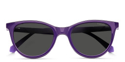 Shop Polaroid Kids Logo Kids Cat-Eye Eyeglasses in Purple online.