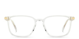 Shop Polaroid Logo Square Eyeglasses in Clear online.