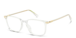 Shop Polaroid Logo Square Eyeglasses in Clear online.