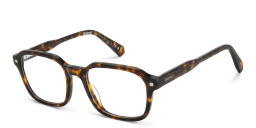 Polaroid Logo Rectangle Eyeglasses in Havana – Product Photo 2