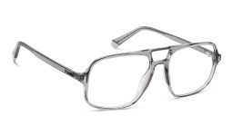 Shop Polaroid Logo Unisex Square Eyeglasses in Grey online.