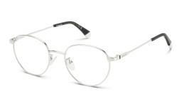 Polaroid Logo Unisex Round Eyeglasses in Silver – Product Photo 2