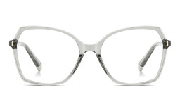 Shop Polaroid Logo Cat-Eye Eyeglasses in Grey online.