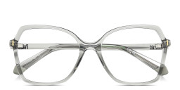 Shop Polaroid Logo Cat-Eye Eyeglasses in Grey online.