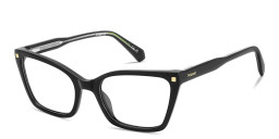 Polaroid Logo Cat-Eye Eyeglasses in Black – Product Photo 2