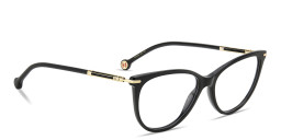 Carolina Herrera Logo Cat-Eye Eyeglasses in Black – Product Photo 4