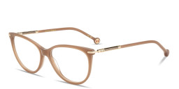 Carolina Herrera Logo Cat-Eye Eyeglasses in Nude – Product Photo 2