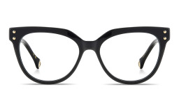 Carolina Herrera Logo Cat-Eye Eyeglasses in Black – Product Photo 1