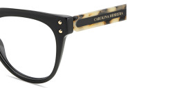 Carolina Herrera Logo Cat-Eye Eyeglasses in Black – Product Photo 3
