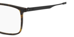 Hugo Boss Logo Rectangle Eyeglasses in Havana – Product Photo 3