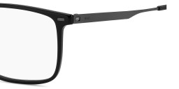 Hugo Boss Logo Rectangle Eyeglasses in Black – Product Photo 3