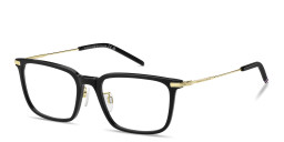 Tommy Hilfiger Logo Rectangle Eyeglasses in Black – Product Photo 2