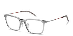 Tommy Hilfiger Logo Rectangle Eyeglasses in Grey – Product Photo 2