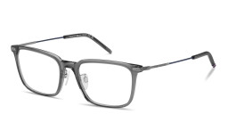 Tommy Hilfiger Logo Rectangle Eyeglasses in Dark Grey – Product Photo 2
