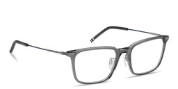 Tommy Hilfiger Logo Rectangle Eyeglasses in Dark Grey – Product Photo 4