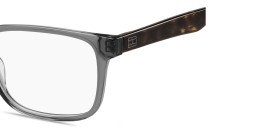 Tommy Hilfiger Logo Rectangle Eyeglasses in Grey – Product Photo 3