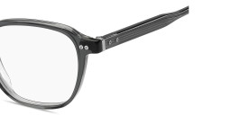 Tommy Hilfiger Logo Square Eyeglasses in Transparent Grey – Product Photo 3