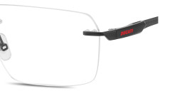 Shop Carrera Ducati Carduc Rimless Rectangle Eyeglasses in Matte Black online.