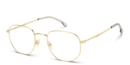 Carrera Logo Irregular Eyeglasses in Gold – Product Photo 2
