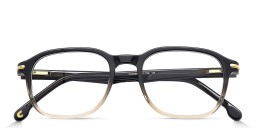 Carrera Logo Square Eyeglasses in Grey – Product Photo 3