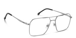 Shop Carrera Logo Aviator Eyeglasses in Silver online.
