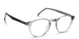 Shop Carrera Unisex Logo Round Eyeglasses in Grey online.