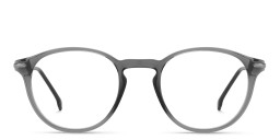 Shop Carrera Logo Unisex Round Eyeglasses in Grey online.