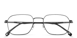 Shop Carrera Logo Unisex Irregular Eyeglasses in Gunmetal online.