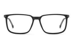 Shop Carrera Logo Rectangle Eyeglasses in Black online.