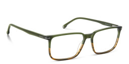 Shop Carrera Logo Rectangle Eyeglasses in Green online.