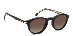 Carrera Logo Unisex Round Eyeglasses in Black – Product Photo 4