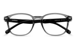 Shop Carrera Logo Kids Square Eyeglasses in Grey online.