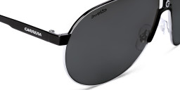 Shop Carrera Unisex Aviator Sunglasses in Black online.