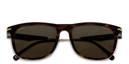Shop Carrera Rectangle Sunglasses in Havana online.