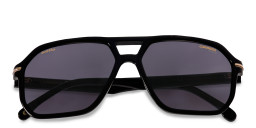 Shop Carrera Rectangle Sunglasses in Black online.