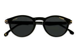 Shop Carrera Unisex Round Sunglasses in Black online.