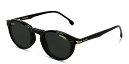 Shop Carrera Unisex Round Sunglasses in Black online.