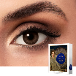 LEILA & LEILA Monthly Color Contact Lenses in Rayana Cosmic Brown – Product Photo 1