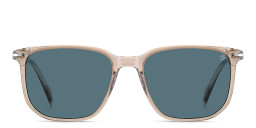 DAVID BECKHAM Timeless Icons Square Sunglasses in Beige – Product Photo 1