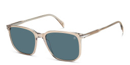DAVID BECKHAM Timeless Icons Square Sunglasses in Beige – Product Photo 2