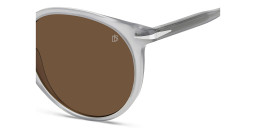 DAVID BECKHAM Timeless Icons Round Sunglasses in Grey – Product Photo 4