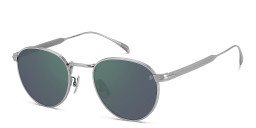 Shop DAVID BECKHAM Timeless Icons Panthos Sunglasses in Matte Ruthenium online.